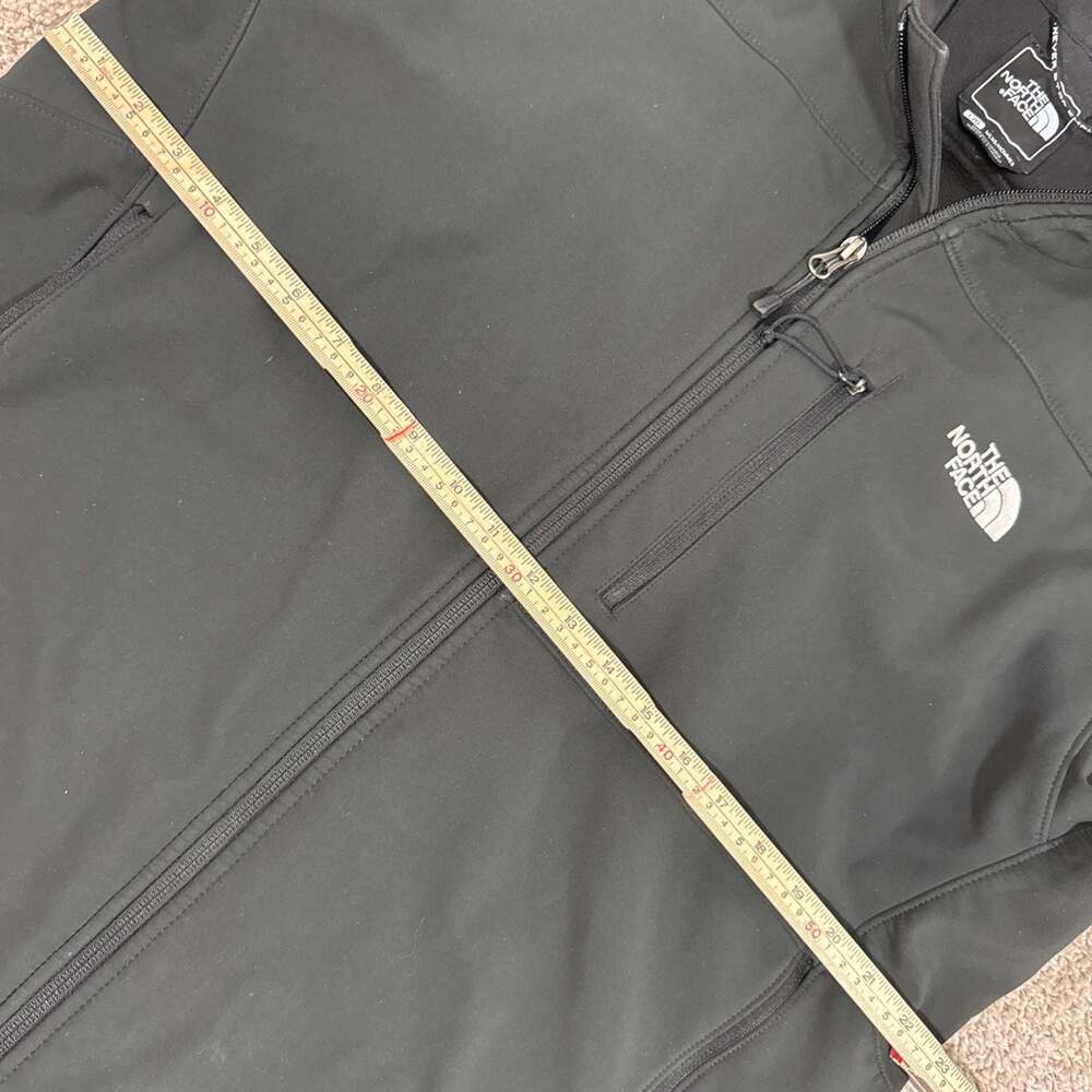The North Face Apex Softshell Jacket Mens Large Black Windwall Stretch Coat‎ EUC - Picture 4 of 9